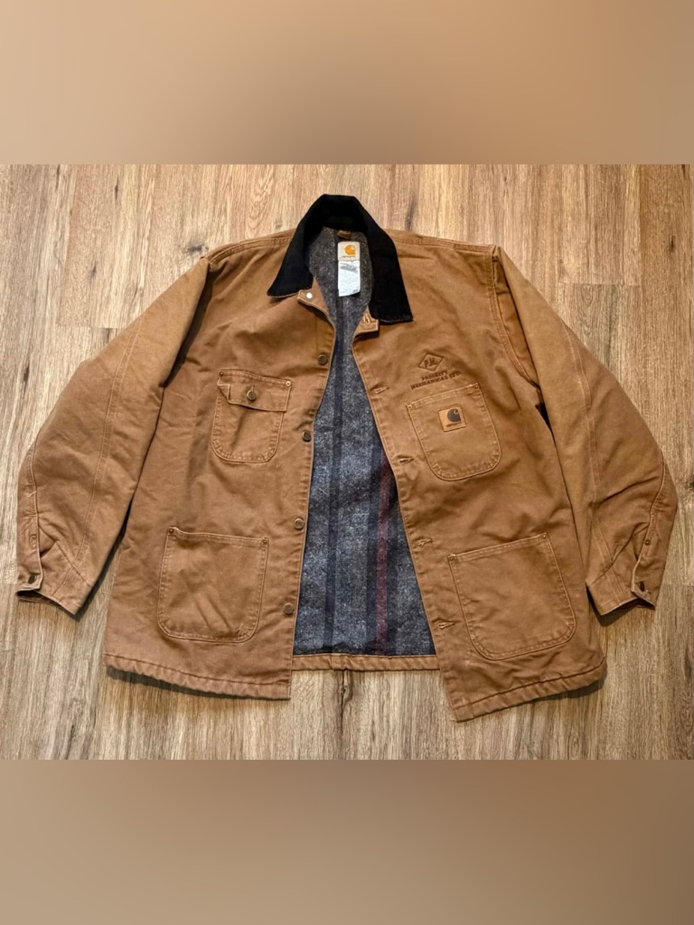 Carhartt C02 Brown Duck Canvas Chore